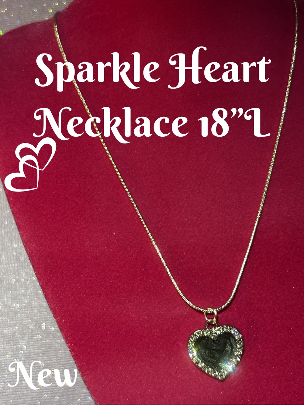 Sparkle Rhinestone Black Smoke Swirl Heart Necklace Sterling Silver 925 Y2K emo